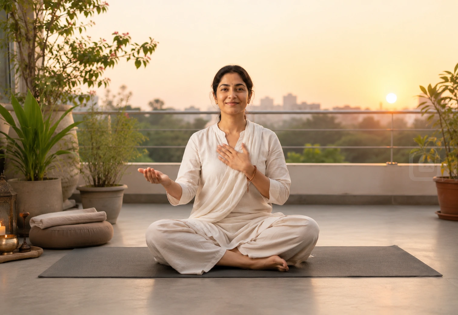 Yoga and meditation teacher