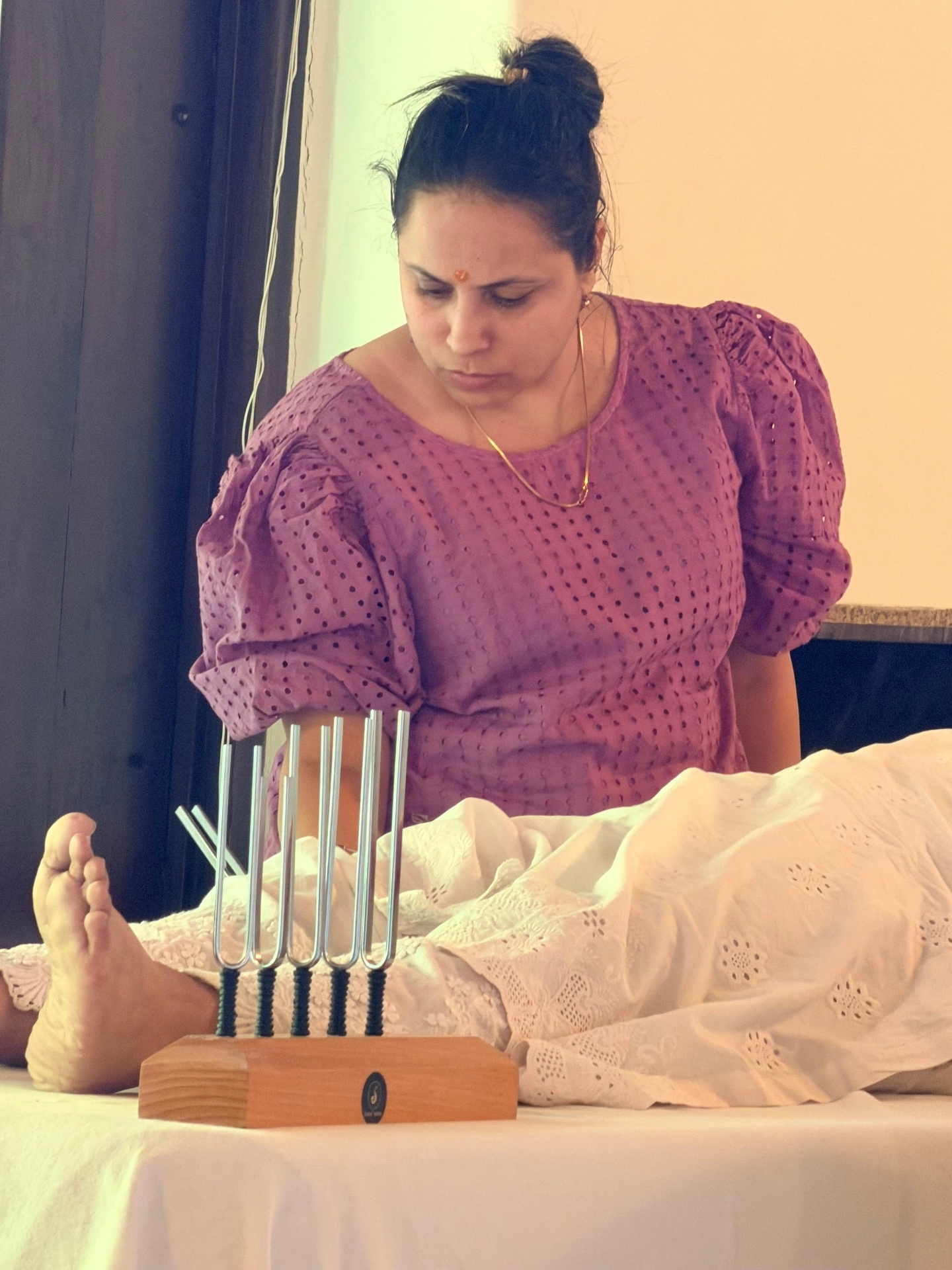 Sound healing practice moment 3